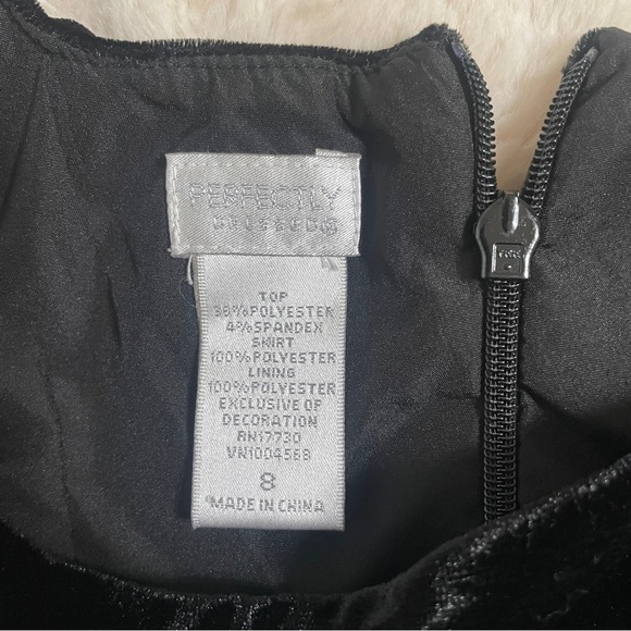 Perfectly Dresses Holiday dress sz 8 girls in plaid red and black - Picture 3 of 3